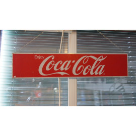 Werbeschild Coca Cola lang