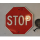 STOP Original Verkehrsschild USA / gross