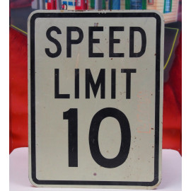 Speed Limit 10 Blechschild