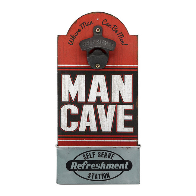 Man Cave Wandflaschenöffner