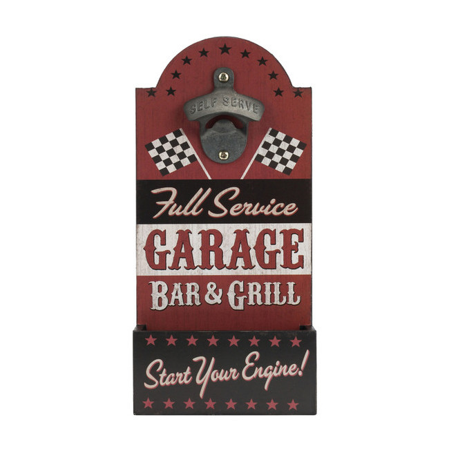 Garage Full Service Wandflaschenöffner