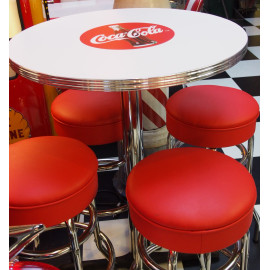 Coca Cola Tisch mit Barhocker