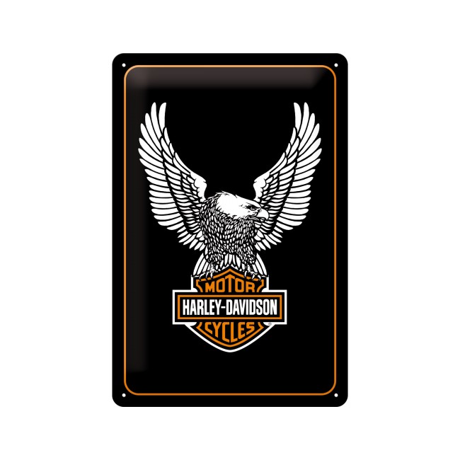 Harley Davidson Logo Blechschild  20x30