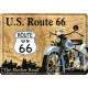 US Route 66, Blechschild 20x30