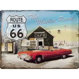 US Route 66 Diner, Blechschild 30x40