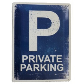 Private Parking, Blechschild  30x40
