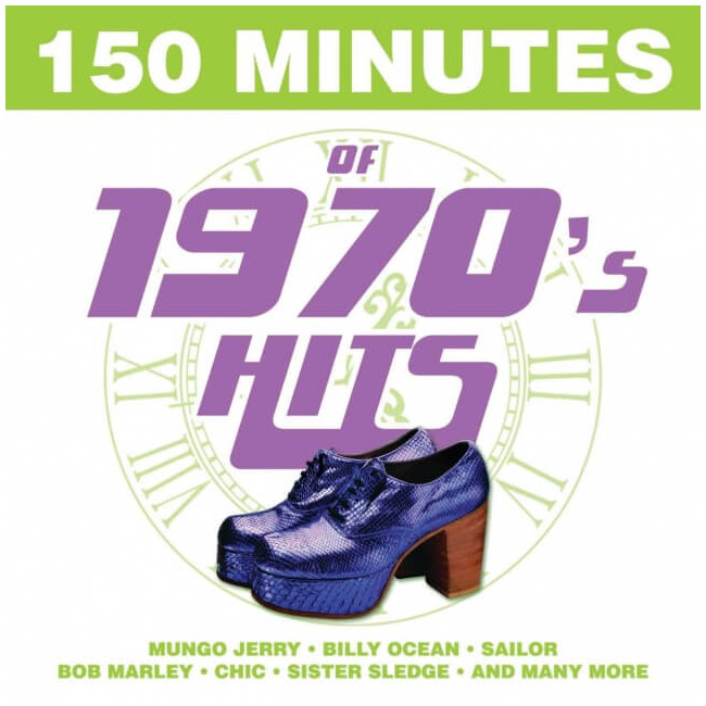 CD 150 Minutes of 1970's Hits