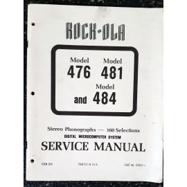 ROCK-OLA 476 - 481 - 484 Service Manual