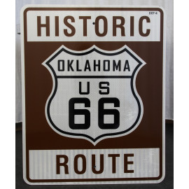 Route 66 OKLAHOMA Verkehrsschild USA neu