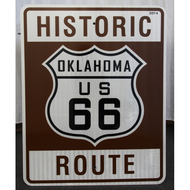 Route 66 OKLAHOMA Verkehrsschild USA neu