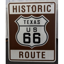Route 66 TEXAS Verkehrsschild USA neu