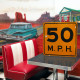 50 mph Verkehrsschild USA