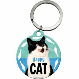 Happy Cat Schlüsselanhänger