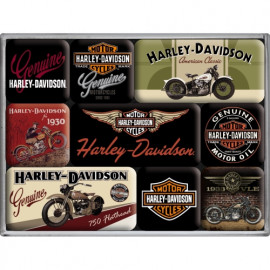 Harley Davidson Bikes 2 Kühlschrankmagnete