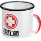 First Aid Kit Emaille Tasse