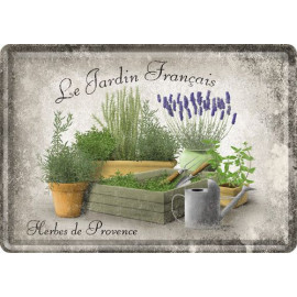 Jardin Français, Blechpostkarte