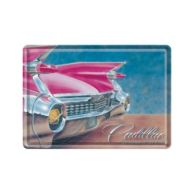 Pink Cadillac, Blechpostkarte