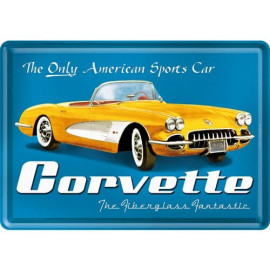 Corvette, Blechpostkarte