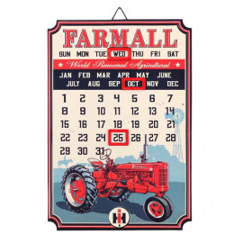 Farmall Kalender Blech