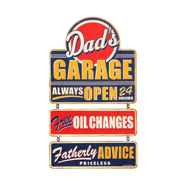 Dad's Garage Hängeschild