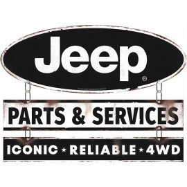 Jeep Parts & Service Hängeschild