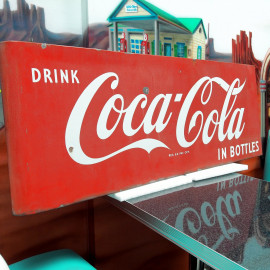 Webeschild Coca Cola rechteckig